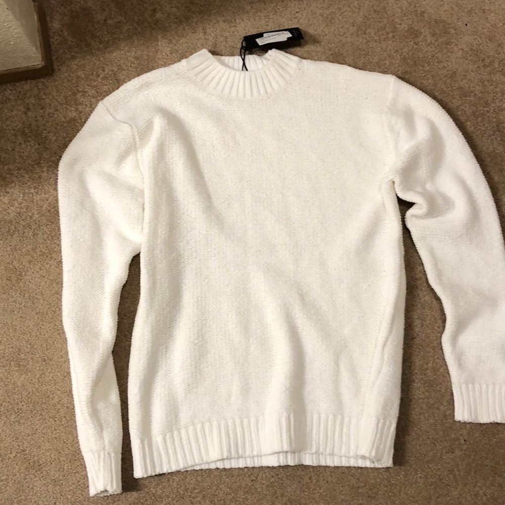 Oversized White Sweater